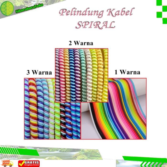 

TERBARU PELINDUNG KABEL SPIRAL PENGAMAN PELILIT KABEL CHARGER 1/2/3 WARNA / CORD PROTECTOR CABLE