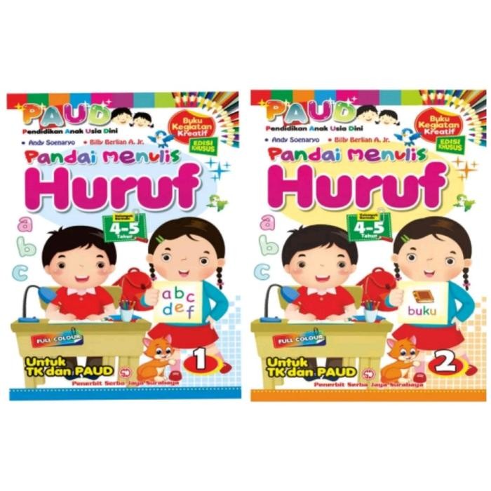 

BEST SELLER PAKET 2 BUKU ANAK PAUD KREATIF PANDAI MENULIS HURUF UNTUK TK PAUD SERBA JAYA BELAJAR