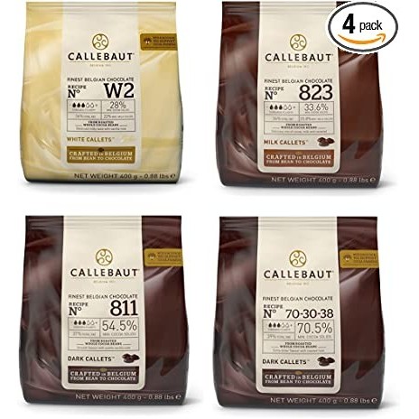 

Ready Callebaut 70% Dark Chocolate Belgian Choco Callets 400gr