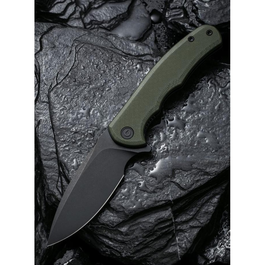 CIVIVI MINI PRAXIS 2.98" BLACK D2 OD GREEN G10 - C18026C-1