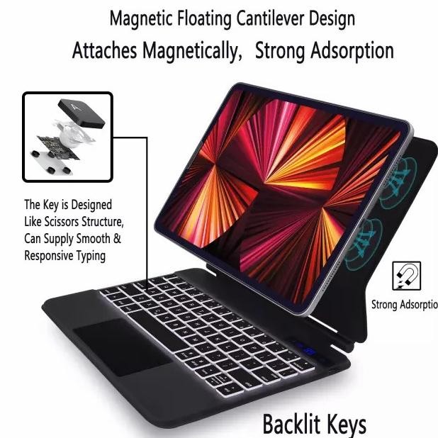 Magic Keyboard For Ipad Pro 11" 12.9" 2008/2020/2021 Ipad Air 4 10.9" Thebruskin