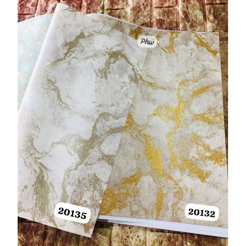 Wallpaper Dinding Motif Marmer Hitam Gold Hijau Bonita Lapakdanielfernandez