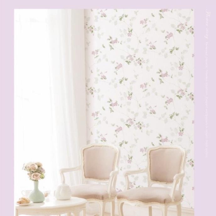 Wallpaper Vynil Dinding Premium Roll Kecil Motif Daun Bunga Lapakdanielfernandez