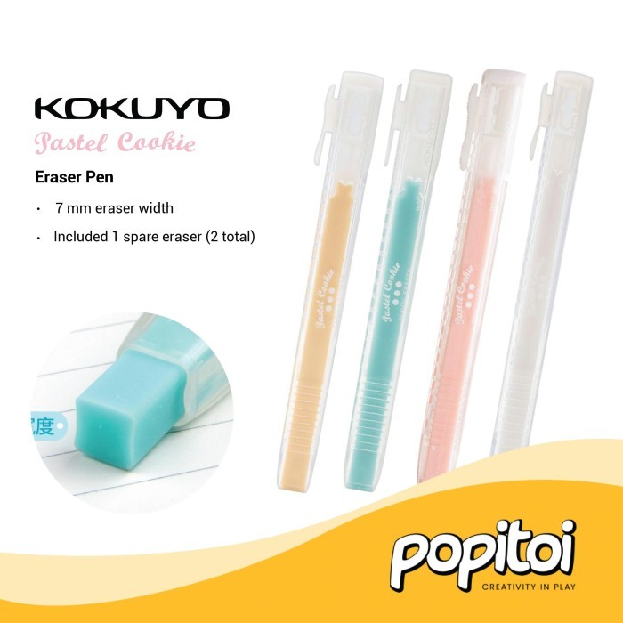 

TERLENGKAP KOKUYO PASTEL COOKIE ERASER PEN PENGHAPUS PENSIL LUCU PASTEL UNIK KODE 1260
