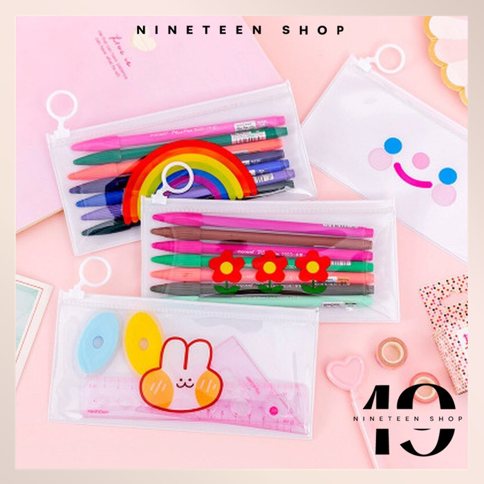 

DISKON S5194 TEMPAT PENSIL ZIPPER / TEMPAT PENSIL LUCU / POUCH MINI KODE 1186