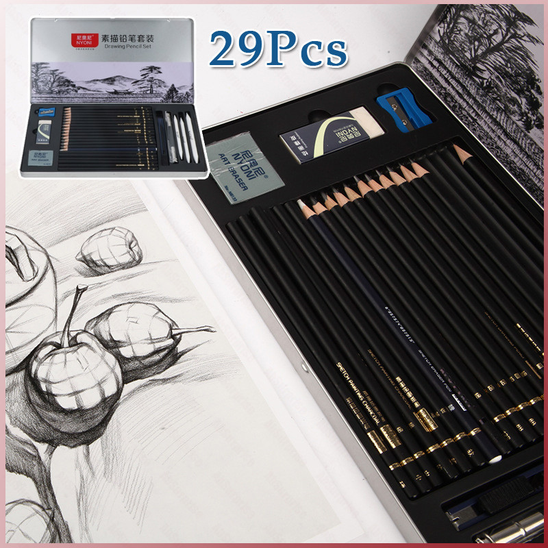 

Et 29Pc Metal Tin Bo Il Gambar Lui Eta Lengap Paet Nyoni Drawing Cil Gambar