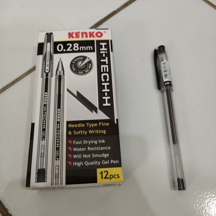

BERMUTU PULPEN HI TECH KENKO 0.28MM KODE 1253