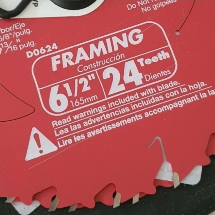 HOT SALE DIABLO SAW BLADE 6 1/2 INCH CIRCULAR SAW TABLE SAW Mata Gergaji