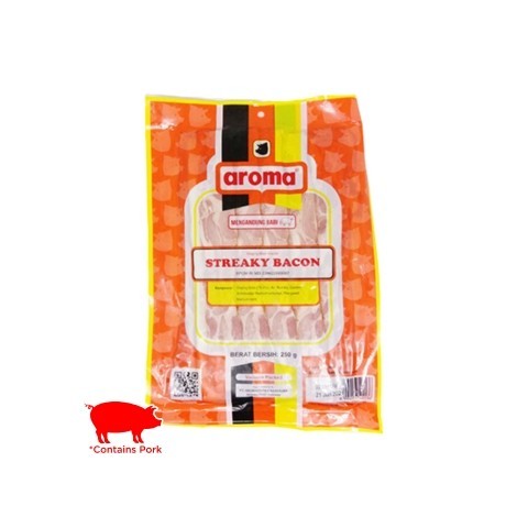 

Aroma Pork Streaky Bacon 250Gr