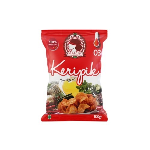 

Maicih Keripik Singkong Level3 100Gr/Pcs