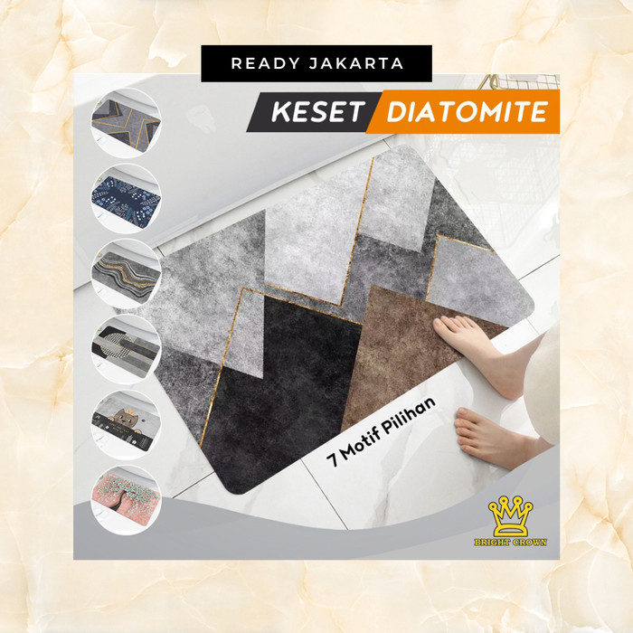 ASLI KESET KAKI NYERAP AIR DIATOMITE ANTI SLIP / KESET BATU KODE 911