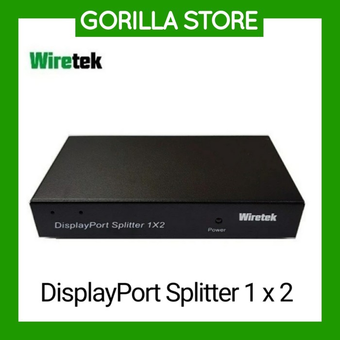 Wiretek Displayport Splitter 2 Port
