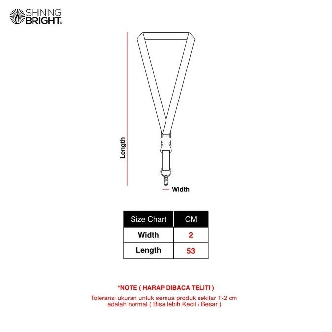 

Promo Shining Bright Retro Lanyard - Black