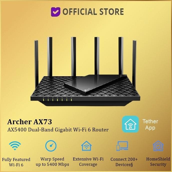 Tp-link Archer AX73 AX5400 Wifi 6 Wireless Router Tplink AX 73 AX 5400