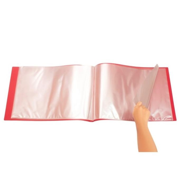 

Murah Bantex Display Book Clear Holder Polos A3 Landscape 20 Pocket Red