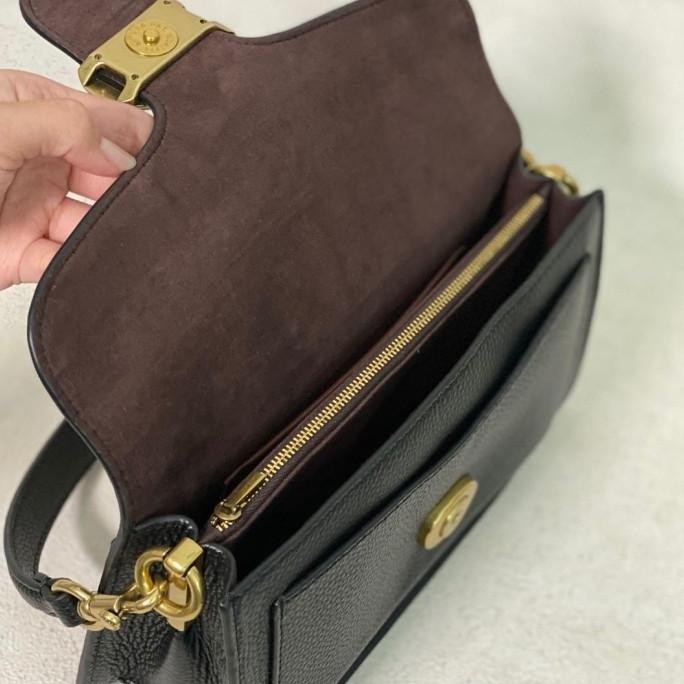 Promo [ORIGINAL] COACH Tabby 26 Shoulder Bag In Black / Tas Coach Original COD