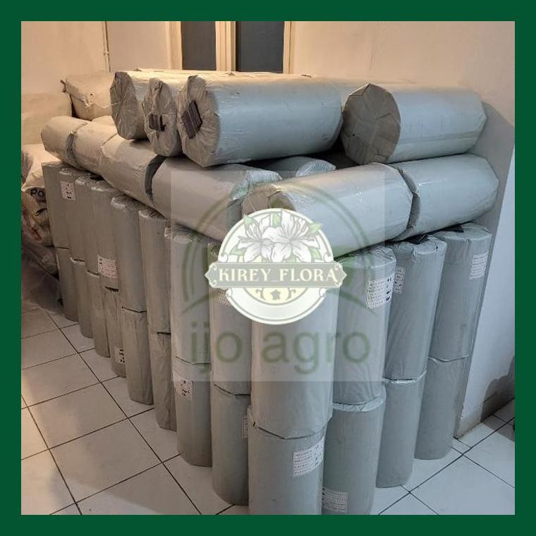 Plastik Mulsa Hitam Perak Lebar 80Cm 1 Roll Panjang 500 Meter