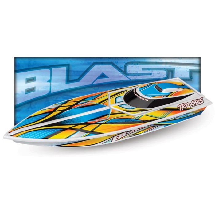 TERBARU Rc Traxxas Blast Boat Electric Traxxas Boat High Performance