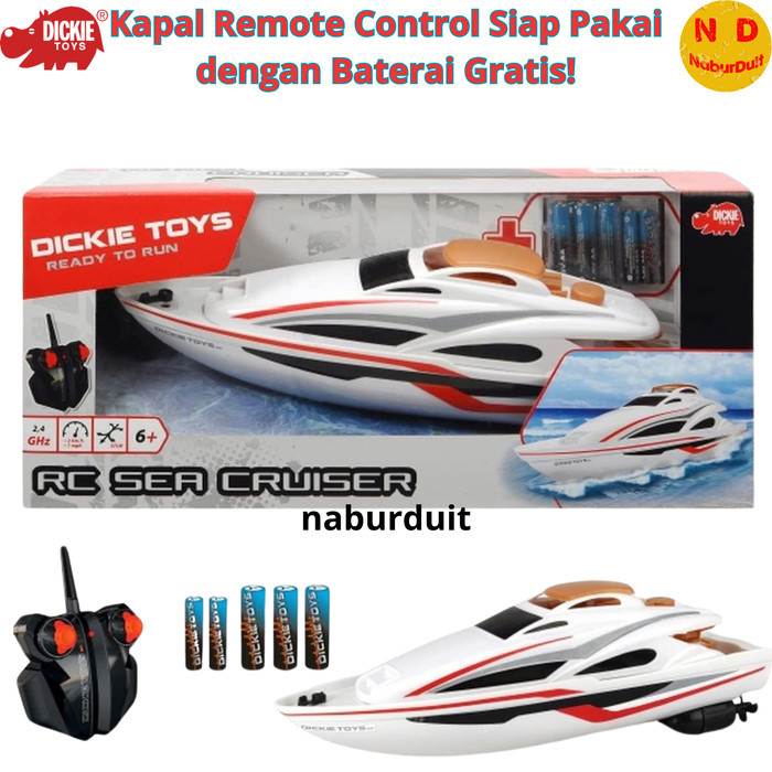 TERBARU Kapal RC Sea Cruiser Super Cepat Kapal Remote Control Siap Pakai untuk Aksi di AirKapal