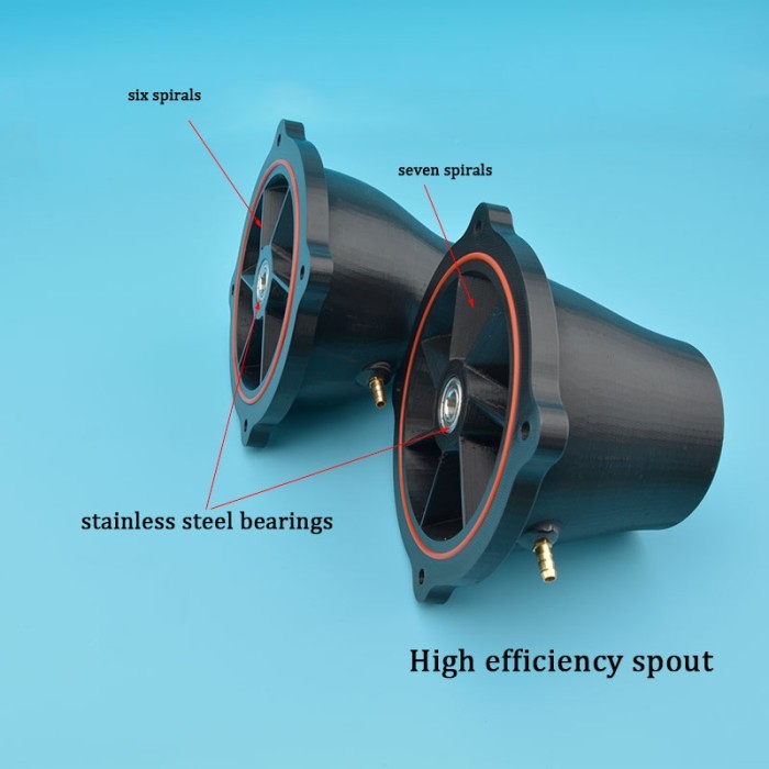 TERBARU Good Quality Black 100mm Water Jet Thruster With 10mm ESTORE HOT SALE