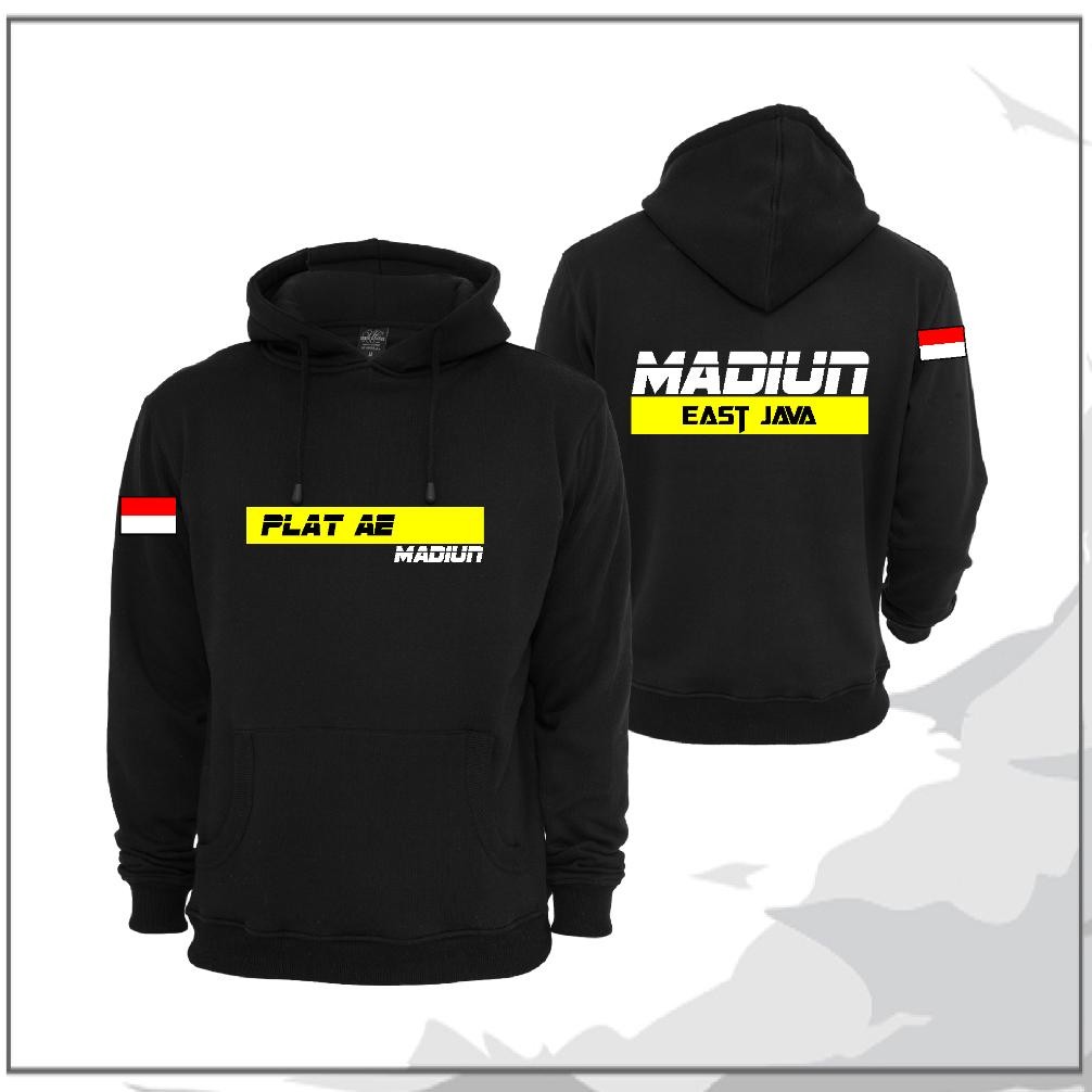 Jaket Hoodie Sweater Plat Ae Madiun