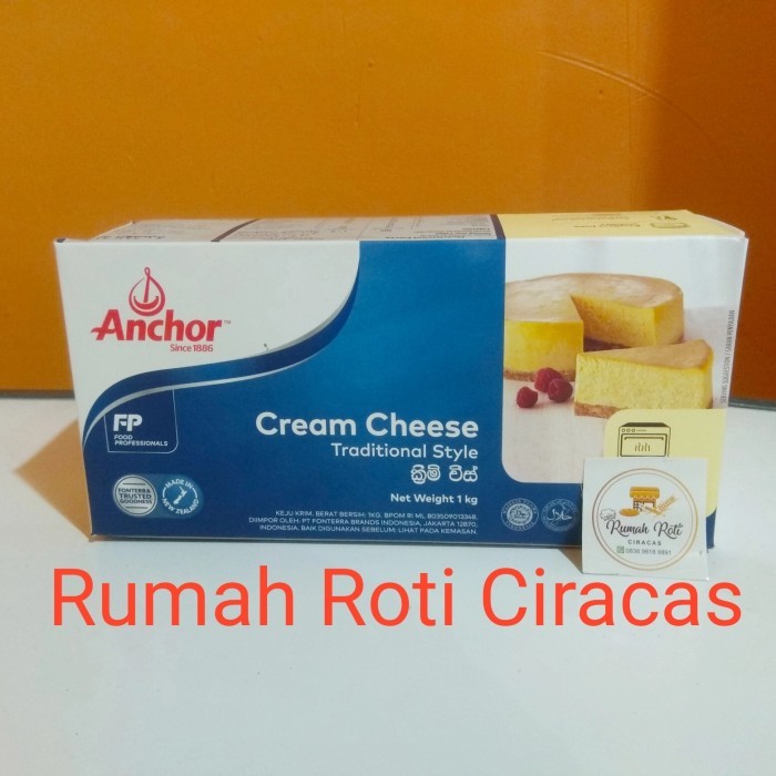 

CREAM CHEESE ANCHOR 1KG KRIM CHESSE 1 KG KEJU NEW ZEALAND MILK