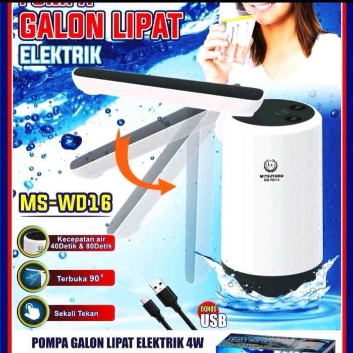 Pompa Galon Elektrik Lipat Mitsuyama / Dispenser Air Elektrik