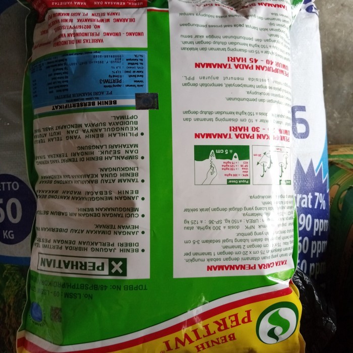 PROMO ~`~ Benih bibit jagung Pertiwi 3 exp 11 2024 original Kemasan 5kg ~~~