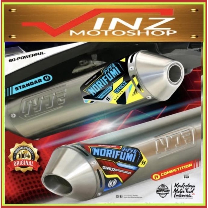 Miliki Knalpot Norifumi Gridz Kompetisi Klx Crf 150 S Bf Wr 155 Original 100%