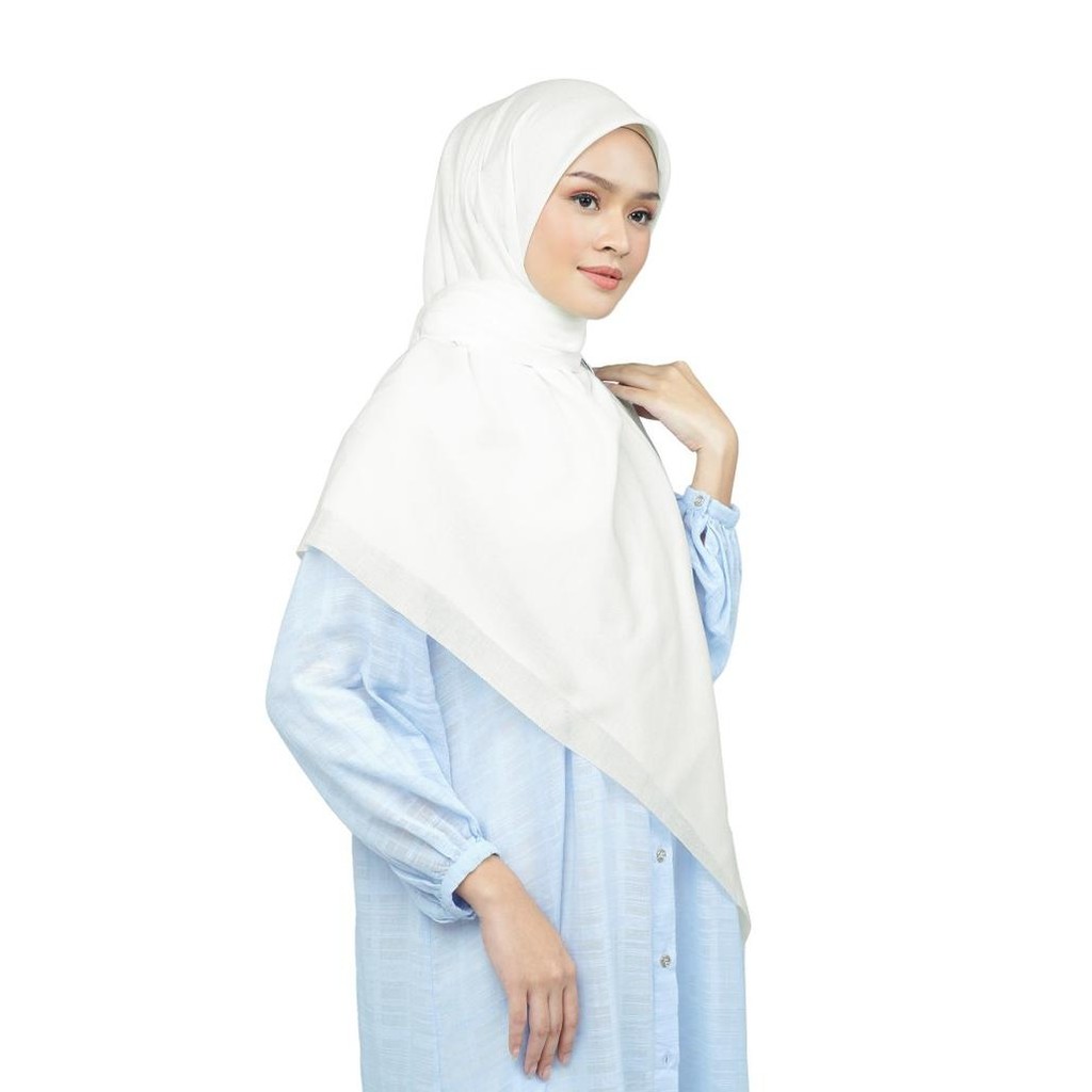Diskon Nada Puspita - Nada Voile Scarf Large - Meringue