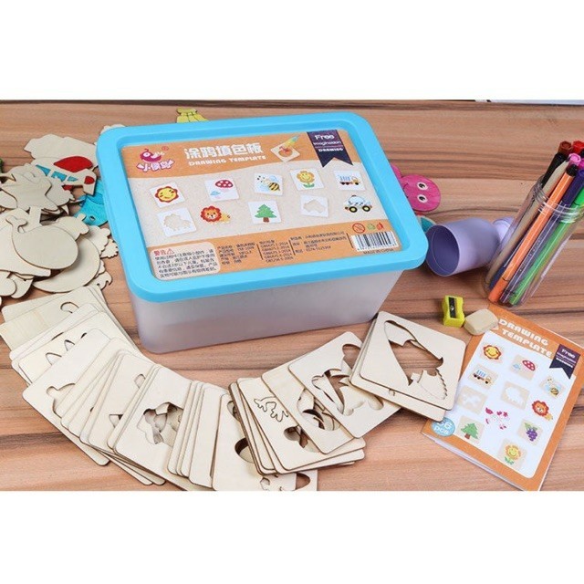 

TERBARU Mainan Edukasi Anak Drawing Template Stencil Art PROMO!