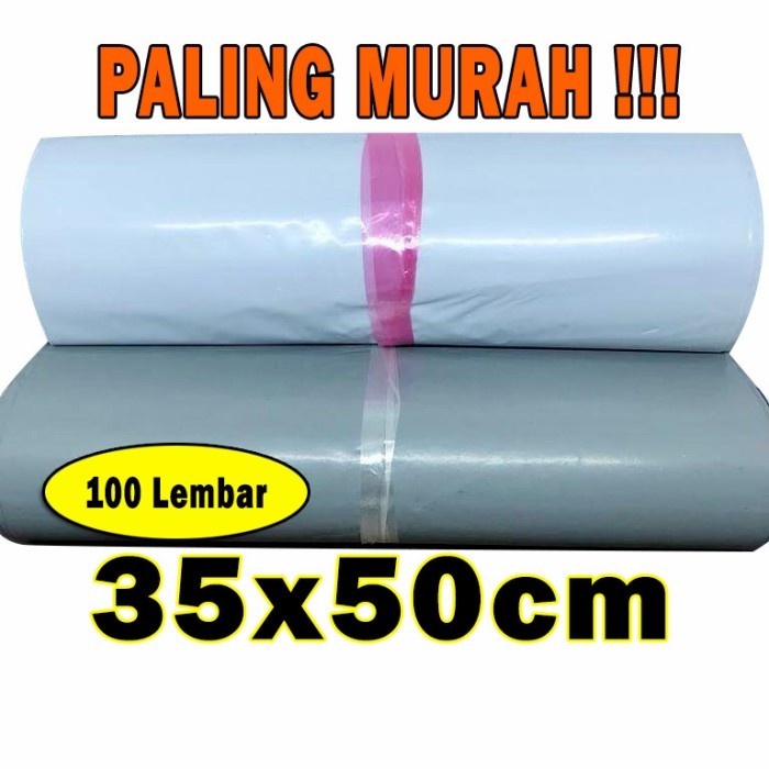 

Plastik Polymailer Uk 35X50Cm Isi 100Lbr / Kantong Kurir Dhl / Kantong