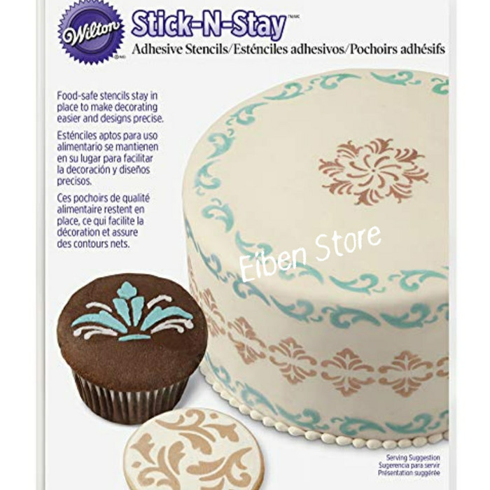 

TERBARU Wilton Stencil Stick & Stay Scroll set-6 BISA GOSEND!