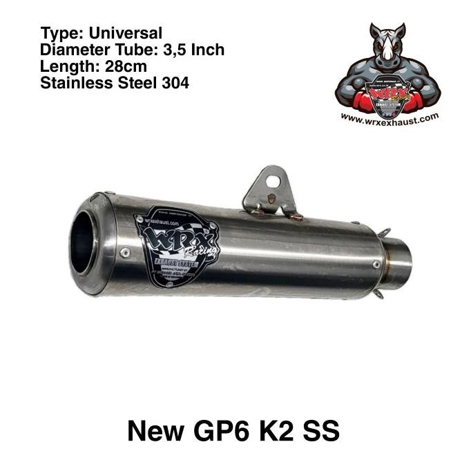 Terjangkau Knalpot Wrx New Gp6 K2 Ss