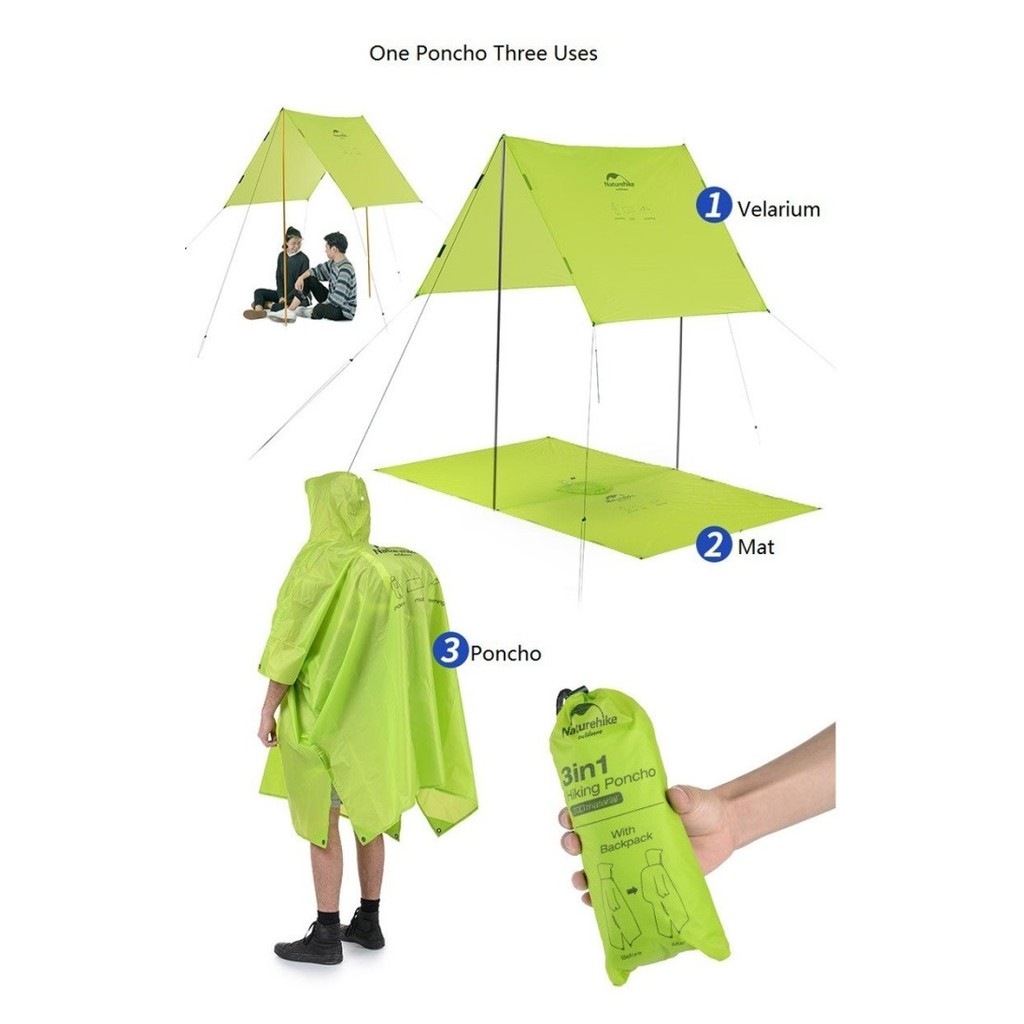 NATUREHIKE NH17D002-M-210T JAS HUJAN MULTIFUNGSI