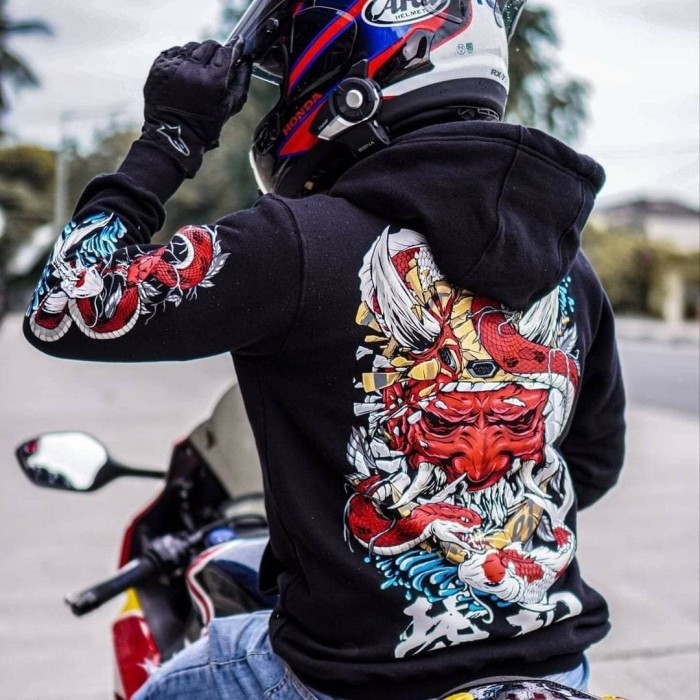 Hoodie Prostreet The Last Kohaku V3 Original New Bukan Blood Flower