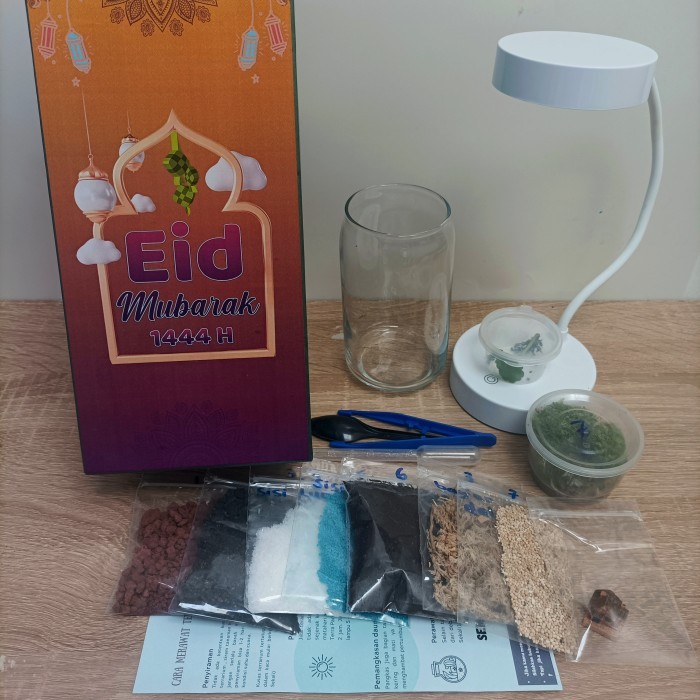 

Glass Jar Kareem special edition hampers lebaran Terrarium gift