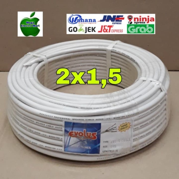 kabel listrik serabut tembaga 2x1.5