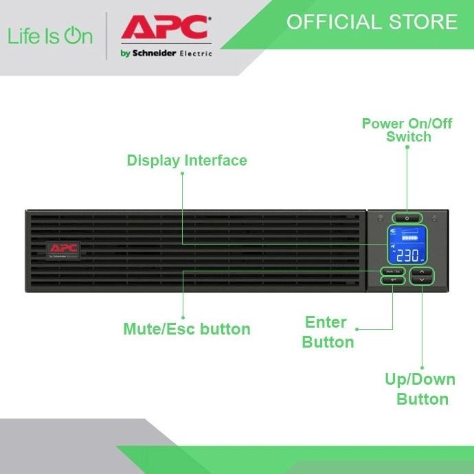 Produk Baru Ups Apc Srv1Krirke Easy Ups Online 1000Va 900W Rackmount