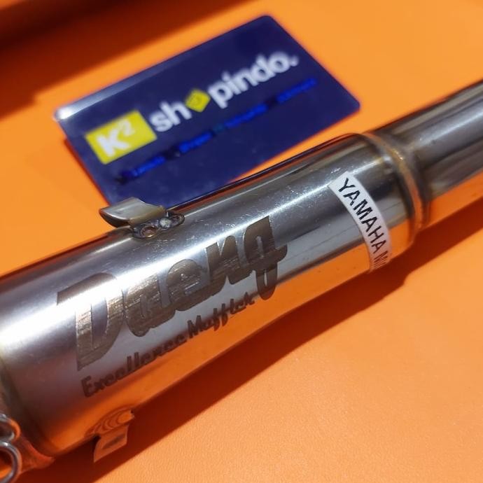 Terjangkau Knalpot Tsukigi Mio Smile Sporty Fino Karbu Full Stainless Daeng Dv