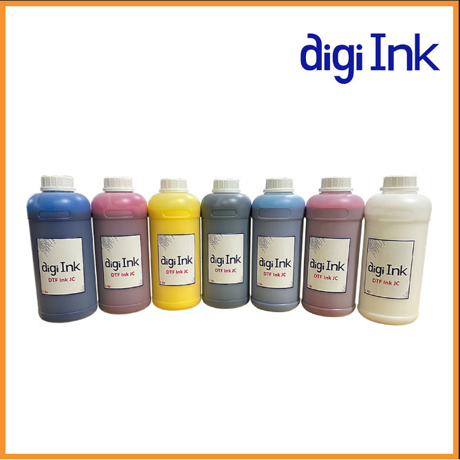

DIGI Ink DTF Tinta CYMK LC LM White 1 kg