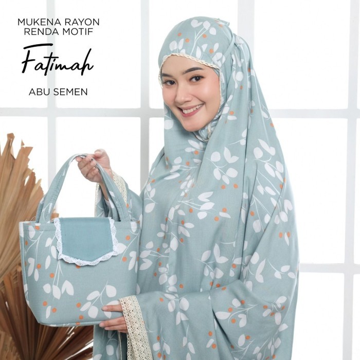 Mukena Dewasa Rayon Renda Motif Fatimah