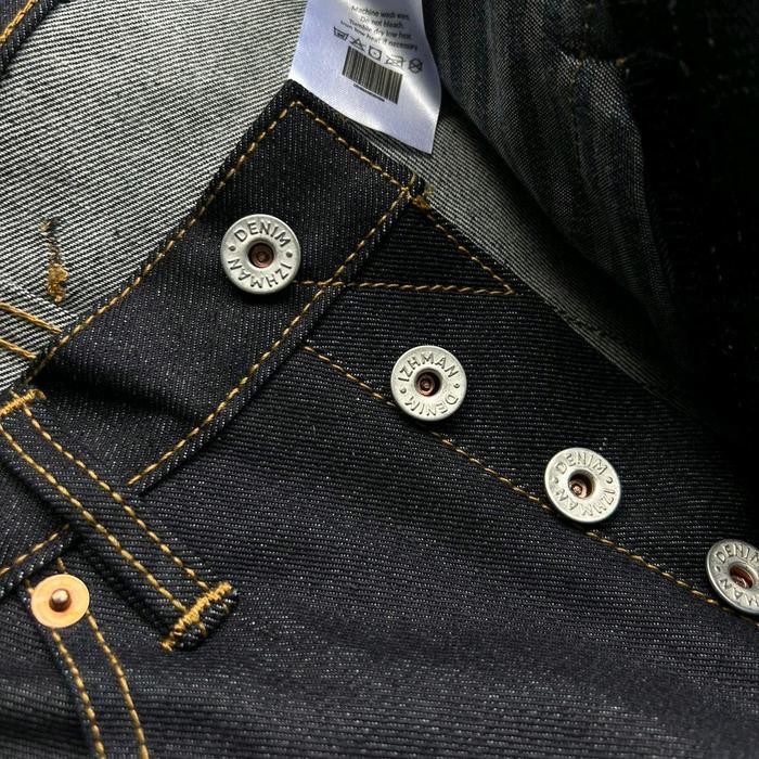 Terbaru Izhman Denim - Agusta 16Oz Celana Denim Selvadge Accent - Deep Indigo - Free Refresher Promo