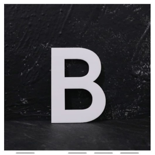 Angka Nomor Rumah Akrilik | Huruf Akrilik | Tinggi 25 cm