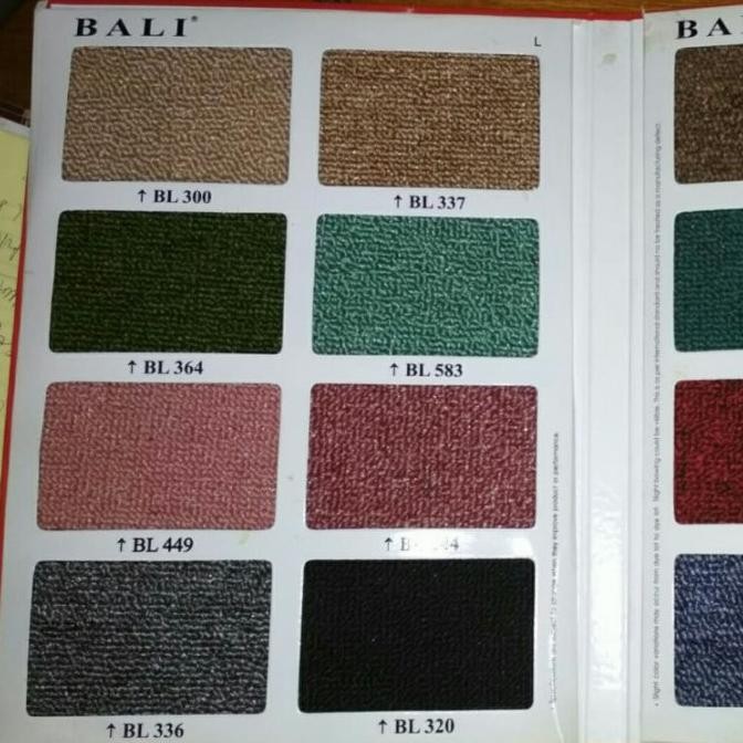 Promo Karpet Polos Bali tebal 5mm karpet kantor meteran murah