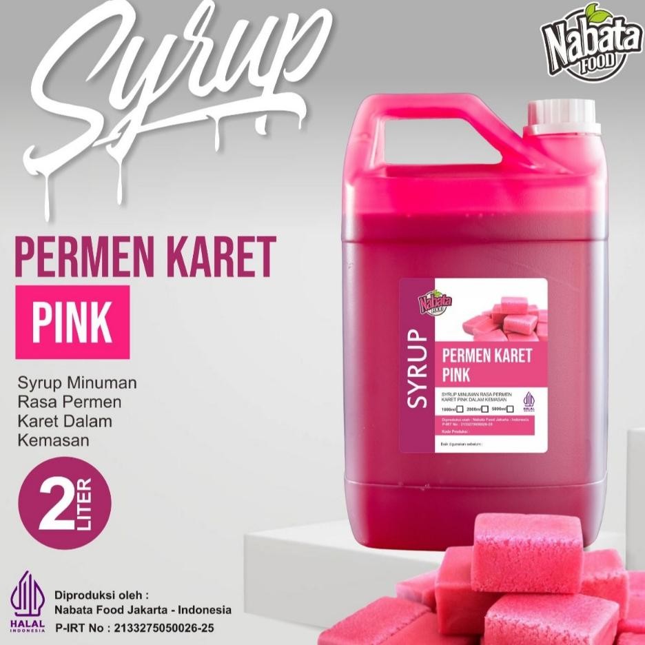 

Irup Nabata Food 2 L Bubblegum Yrup 2Ml