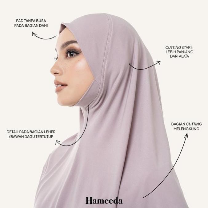 Spesial Hameeda - Habiba Instant Syar'I Hijab | Kerudung Pad Lembut