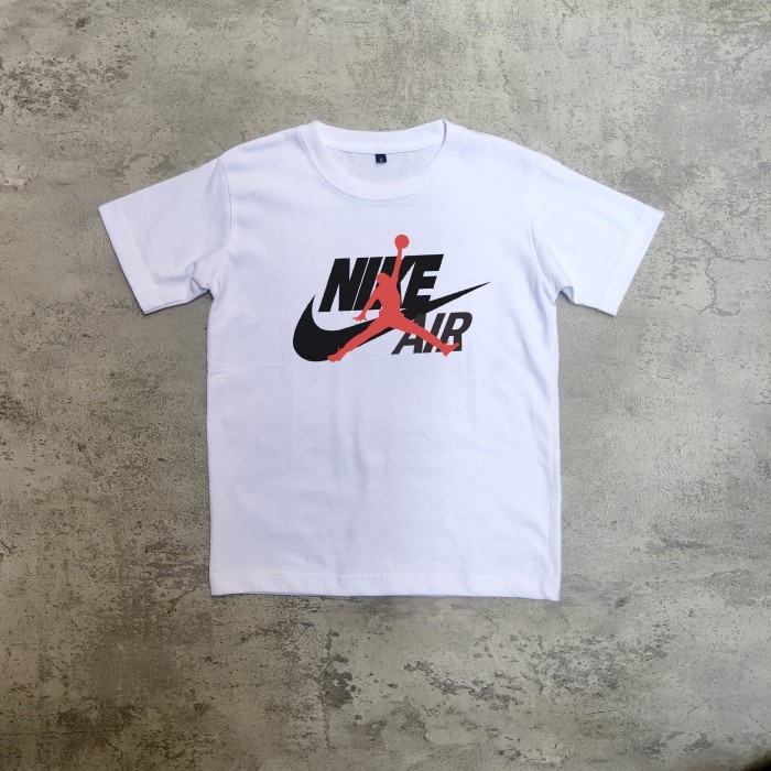 BAJU KAOS ANAK LAKI & PEREMPUAN NIKE JORDAN 21 CATOON COMBED 30S
