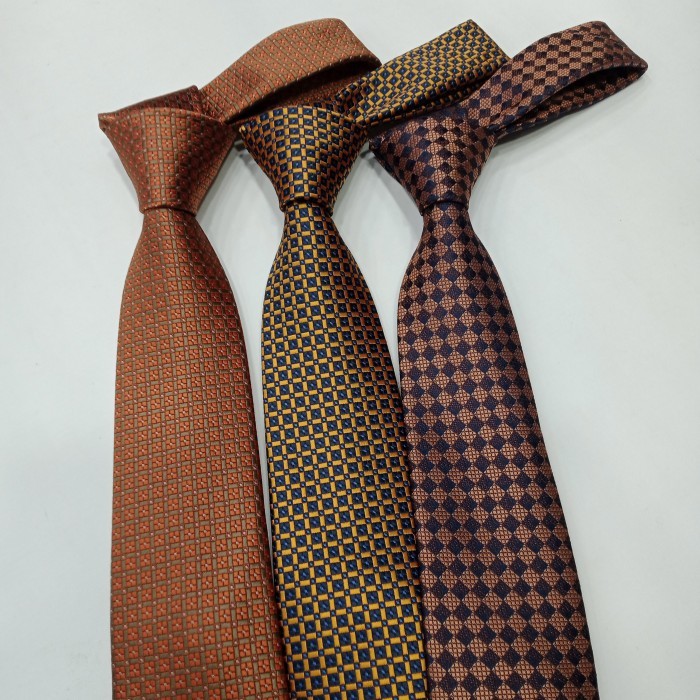 dasi orange BNI polos dasi pria dasi kantor murah berkualitas