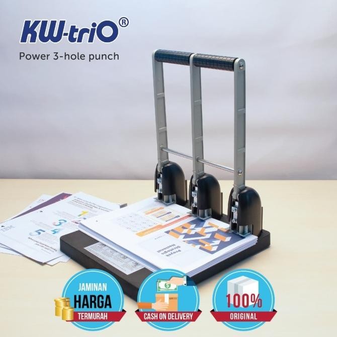 

Terlaris Pembolong KW-trio 9530 Power Punch 3 Hole, 150 lembar. GARANSI! SALE